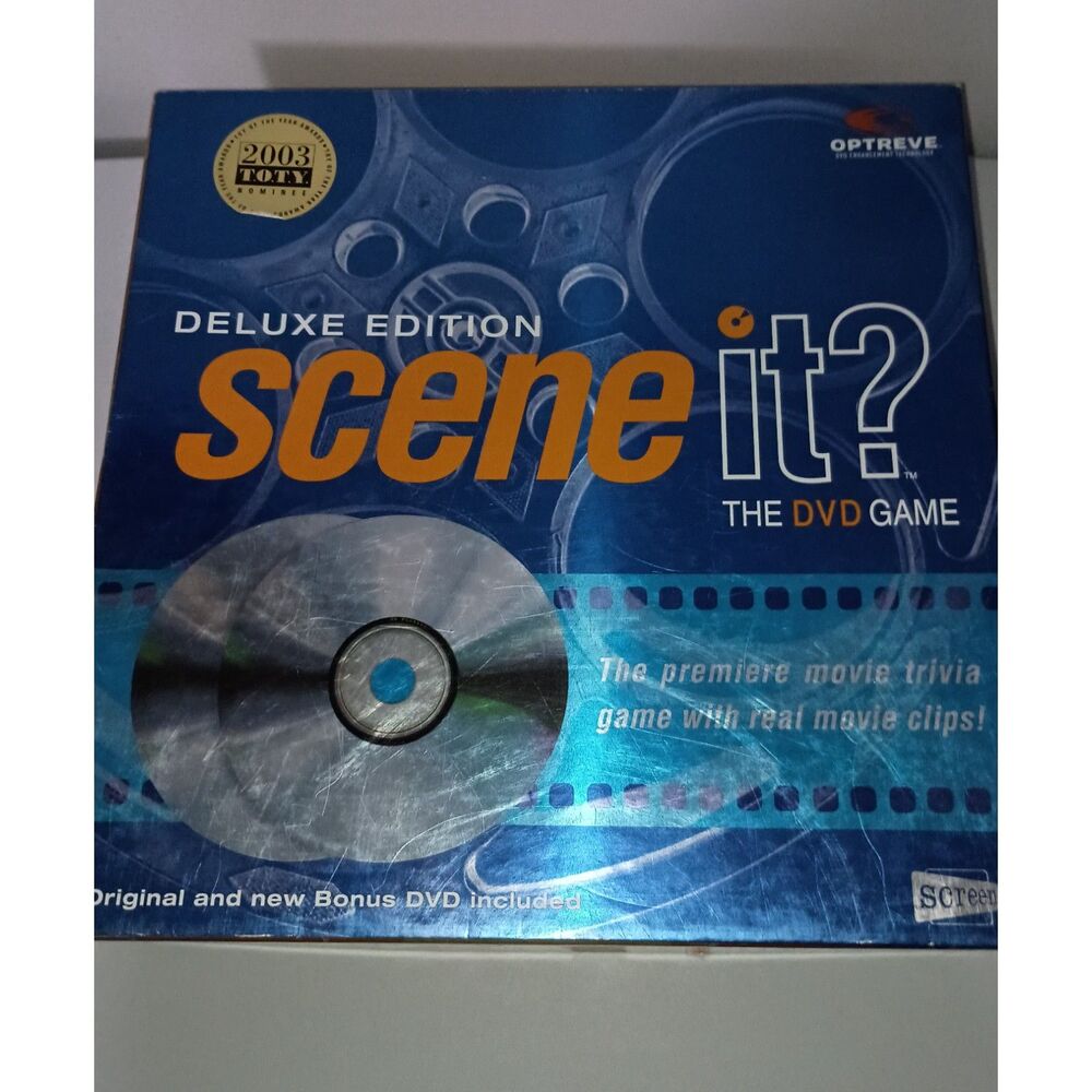 Scene It?  Deluxe Version Game - 2003 Version with Original and Bonus DVD (Used)